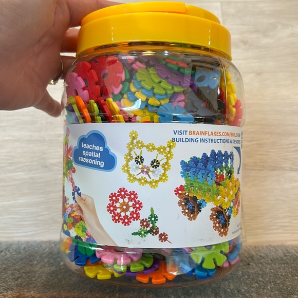 Brain flakes 500 plies pieces building engineering stem toy nwt for kids 5 up - Picture 2 of 8